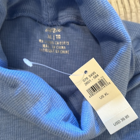 NWT Aerie Ribbed Long Sleeve Turtleneck Bodysuit - Picture 6 of 10